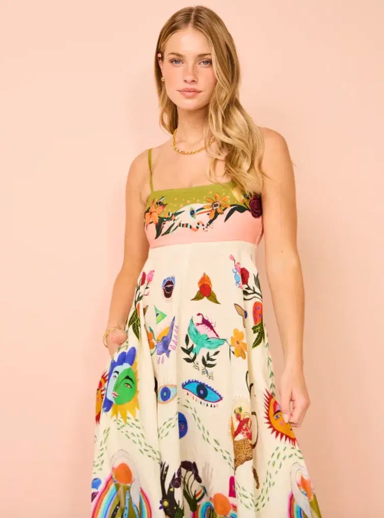 Alemais Evergreen Sundress Multi Size AU 8 photo 9
