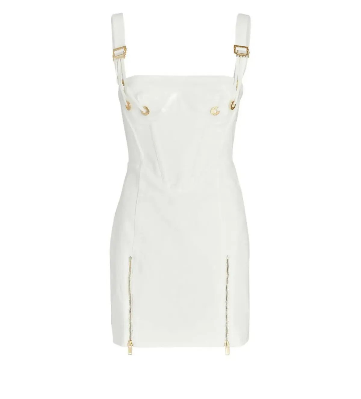 Dion Lee Fan Laced Mini Dress Ivory Size AU 4 photo 7