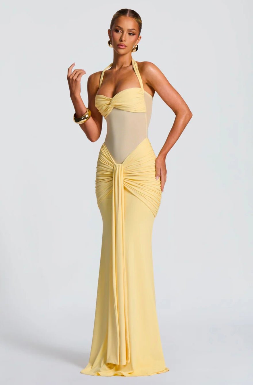Babyboo Vixen Maxi Dress Lemon photo 2