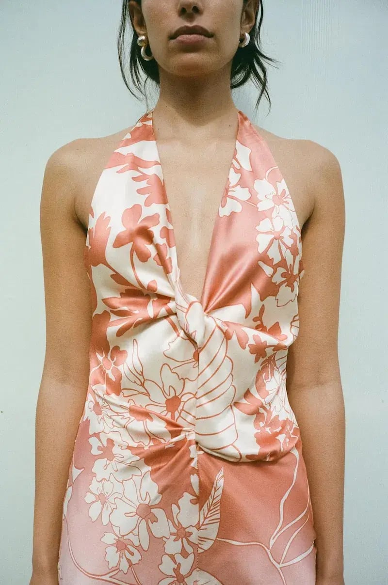 Sir The Label Como Twist Dress Paradiso Print Size 6 photo 2