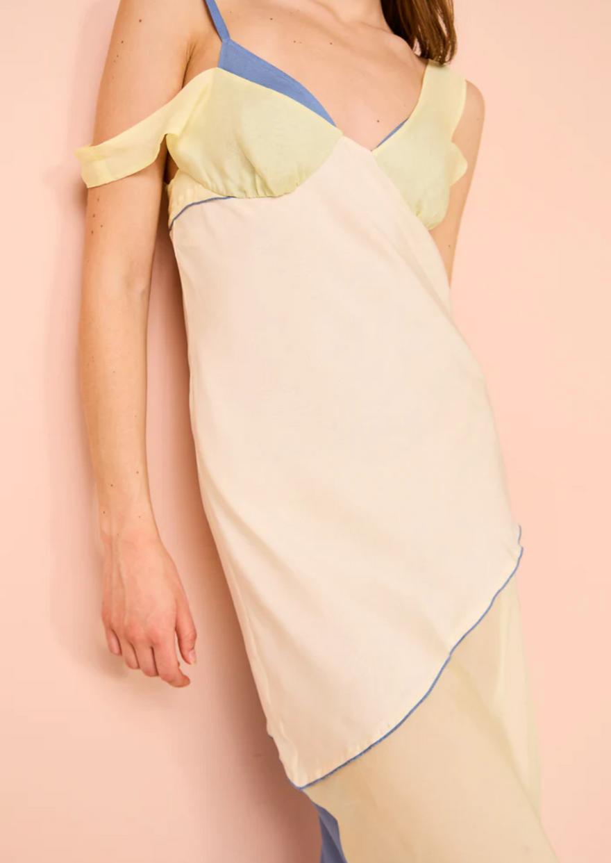 Sir The Label Thames Splice Midi Dress photo 4