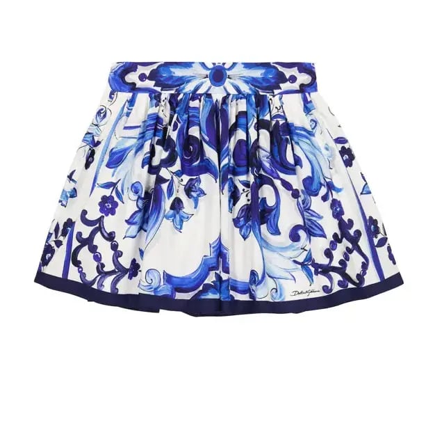 Dolce & Gabbana Majolica Skirt Print Size 4 photo 2