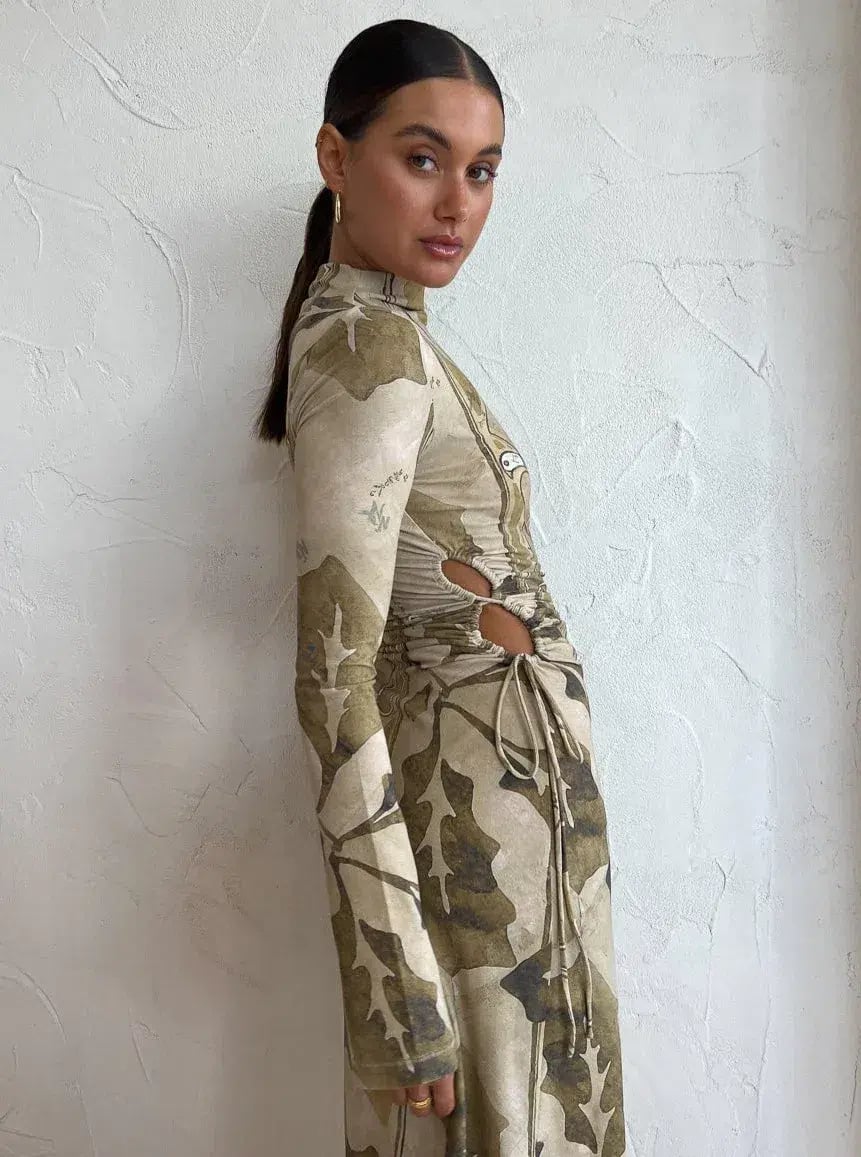 Camilla and Marc Kyha Midi Dress Print Size 8 photo 4