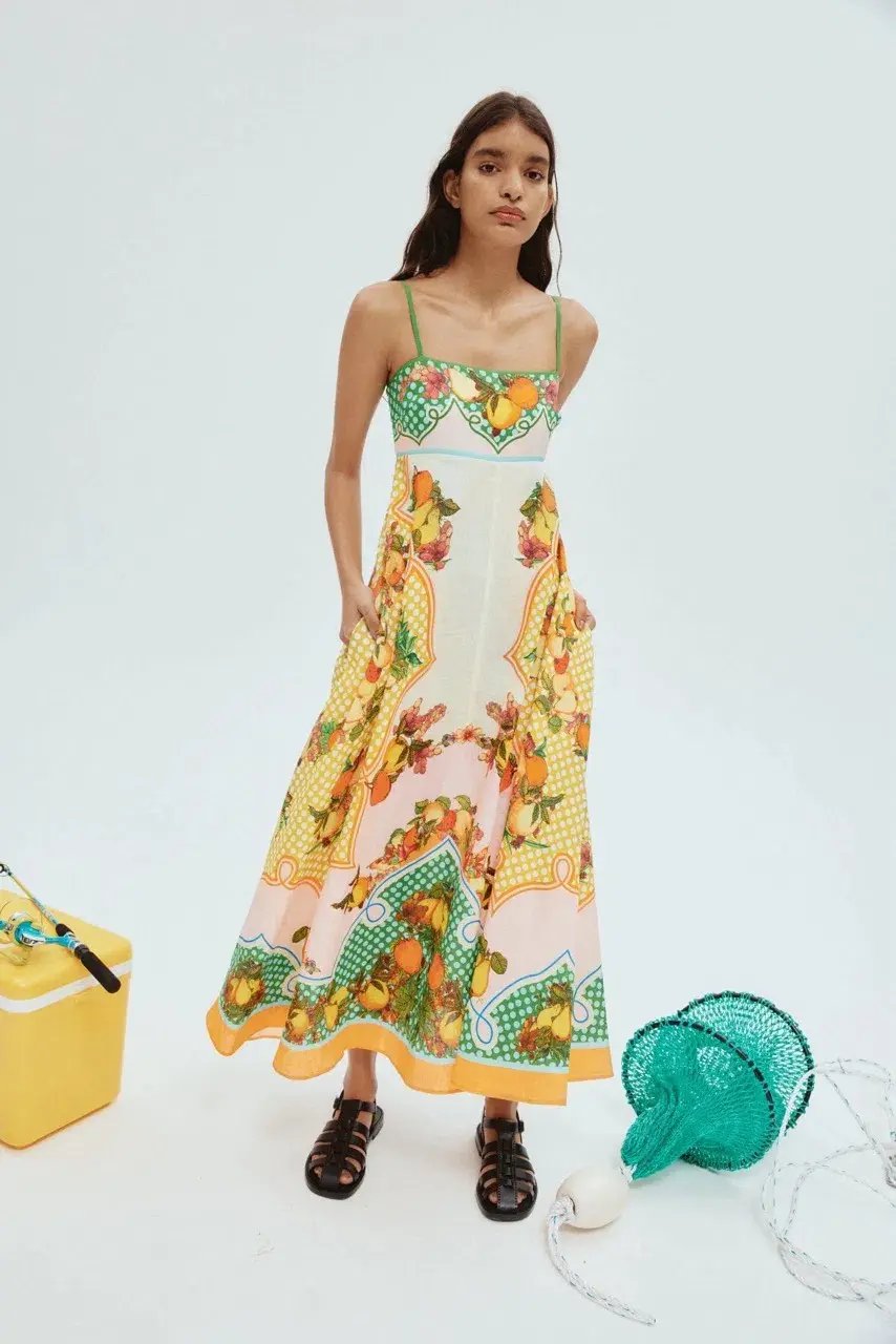 Alemais Lemonis Sundress Multi Size AU 16 photo 2