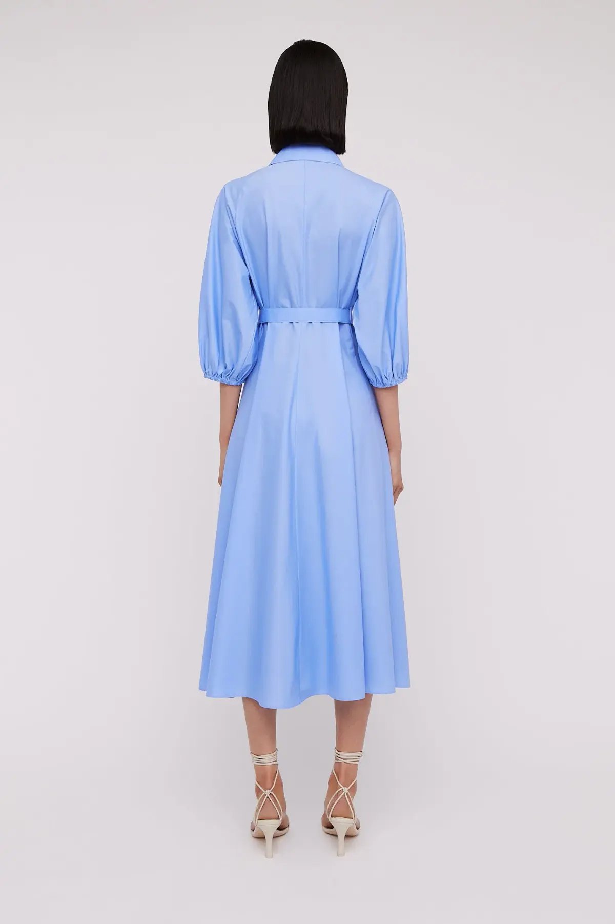 Scanlan Theodore Parachute Shirt Dress in Blue Size 10 photo 3
