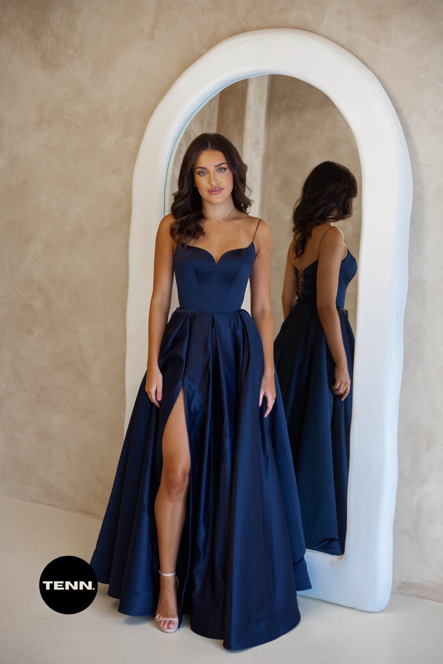 Lia Stublla Isla Gown - Navy photo 4