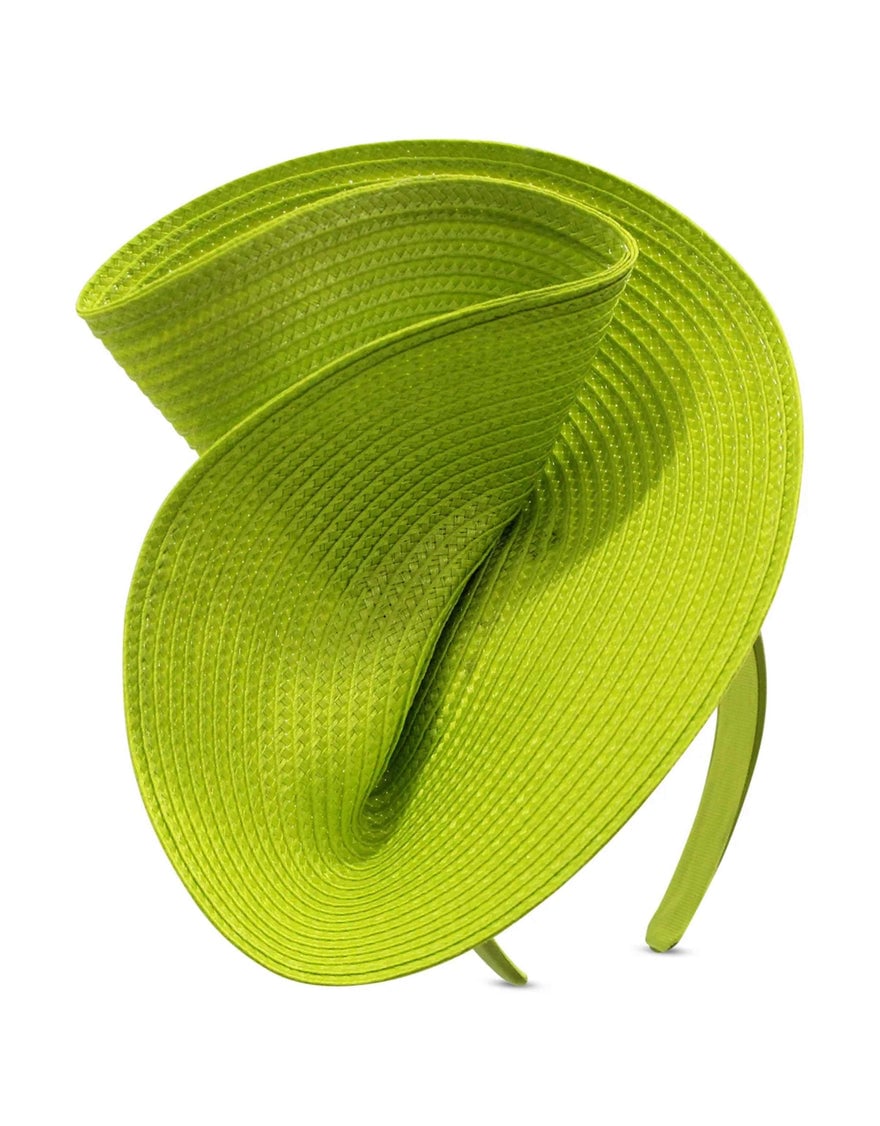 Morgan & Taylor Alexia Fascinator, Lime Green photo 4