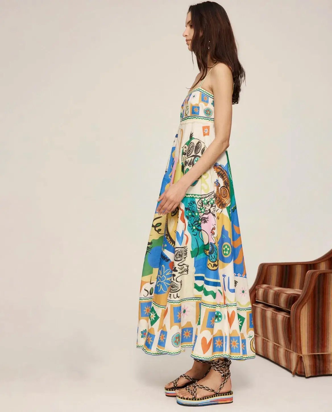 Alemais Soleil Sundress Print Size 6 photo 2