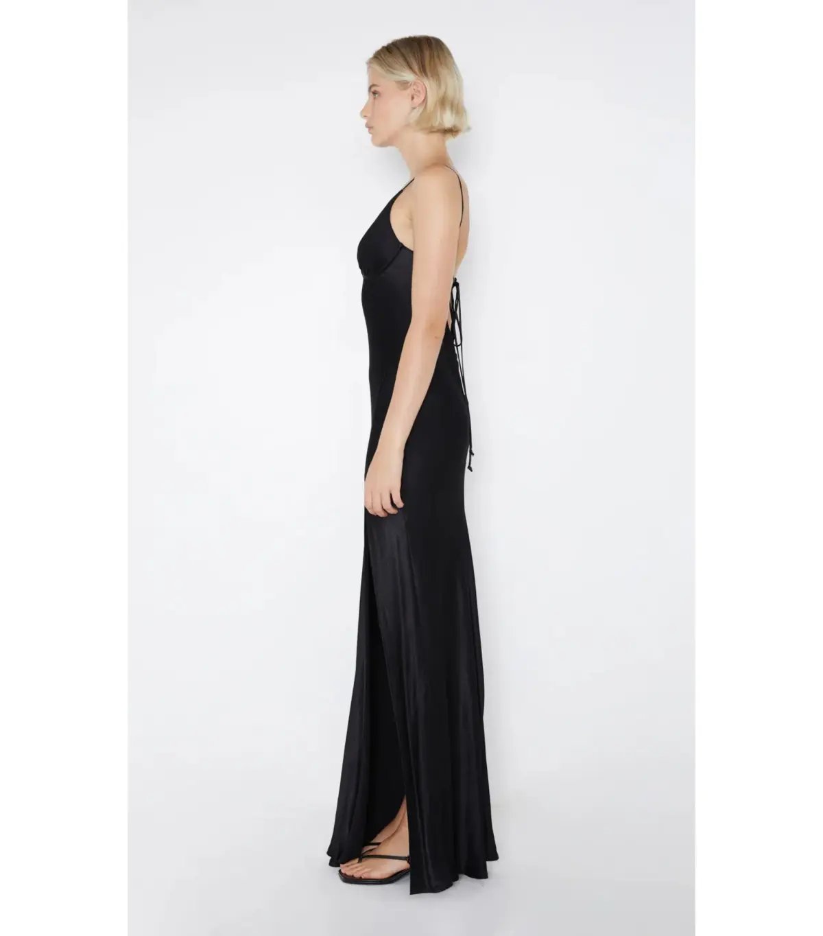 Bec & Bridge Ren Split Maxi Dress Black Size AU 8 photo 3