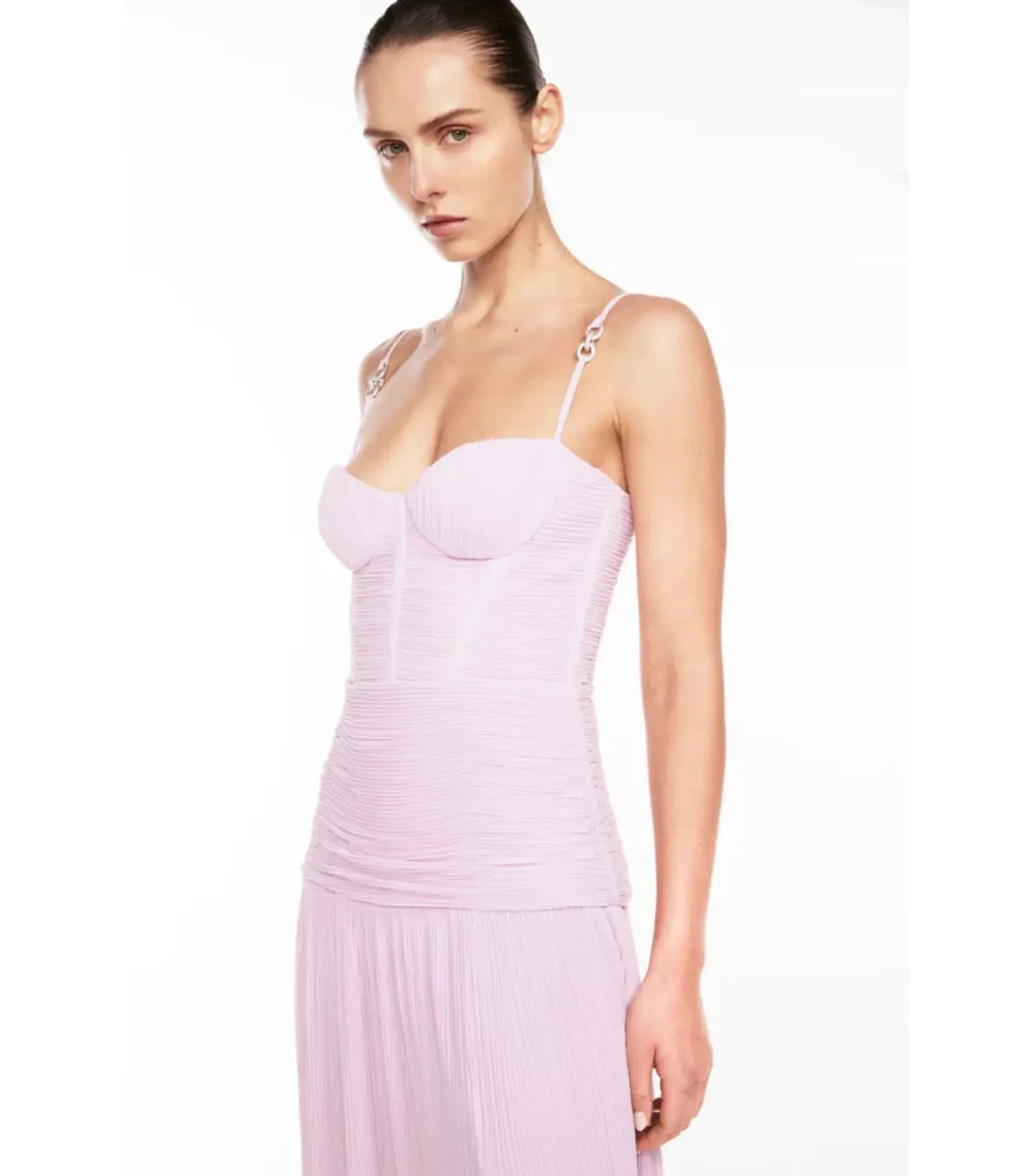 Manning Cartell Double Time Pleat Dress In Hydrangea Size AU 12 photo 2