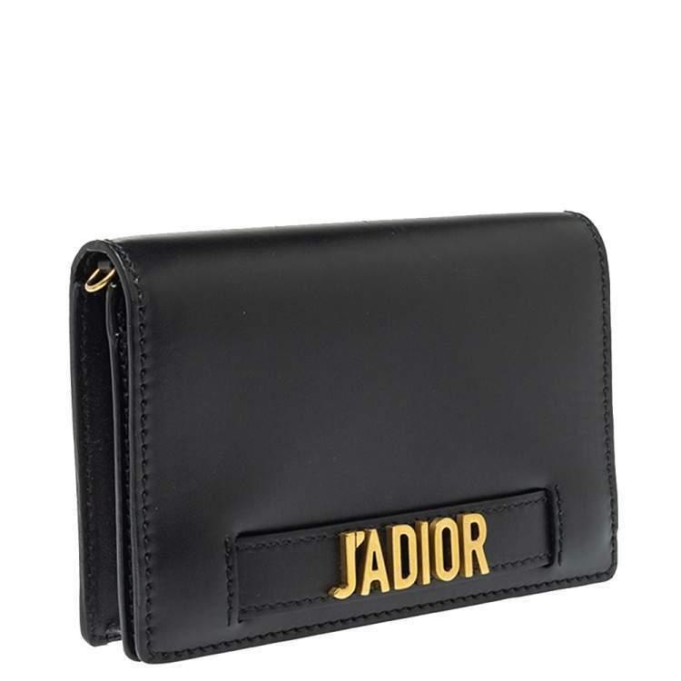 Dior J’ Adior Wallet on Chain Black photo 3