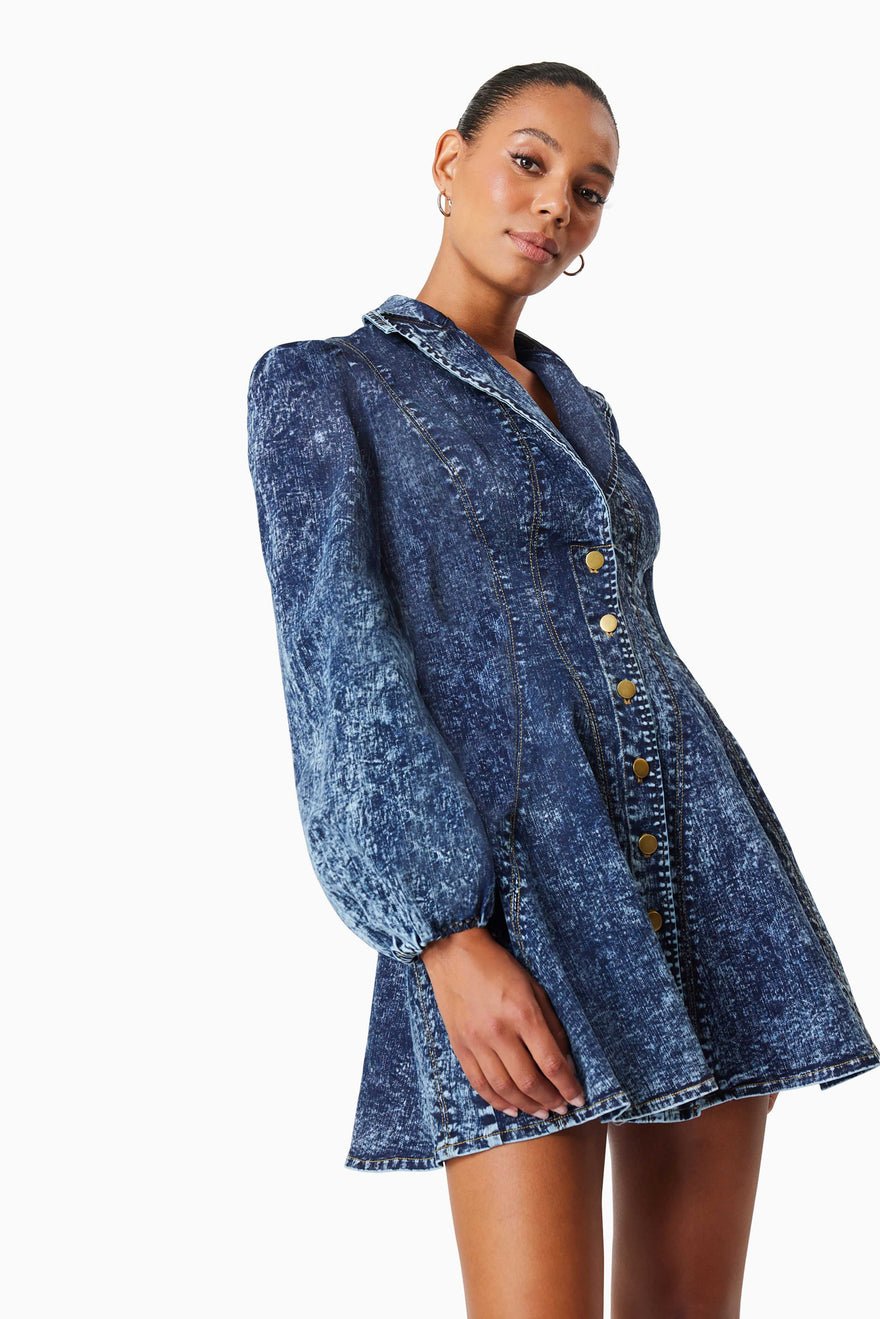 Elliatt Camila Day Dress - Blue photo 3