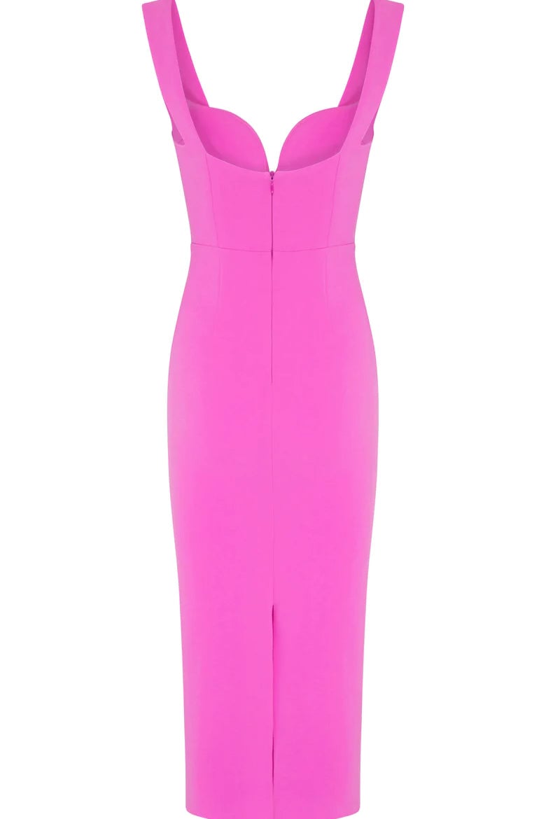 ALEX PERRY SPENCER MIDI DRESS - PINK photo 3
