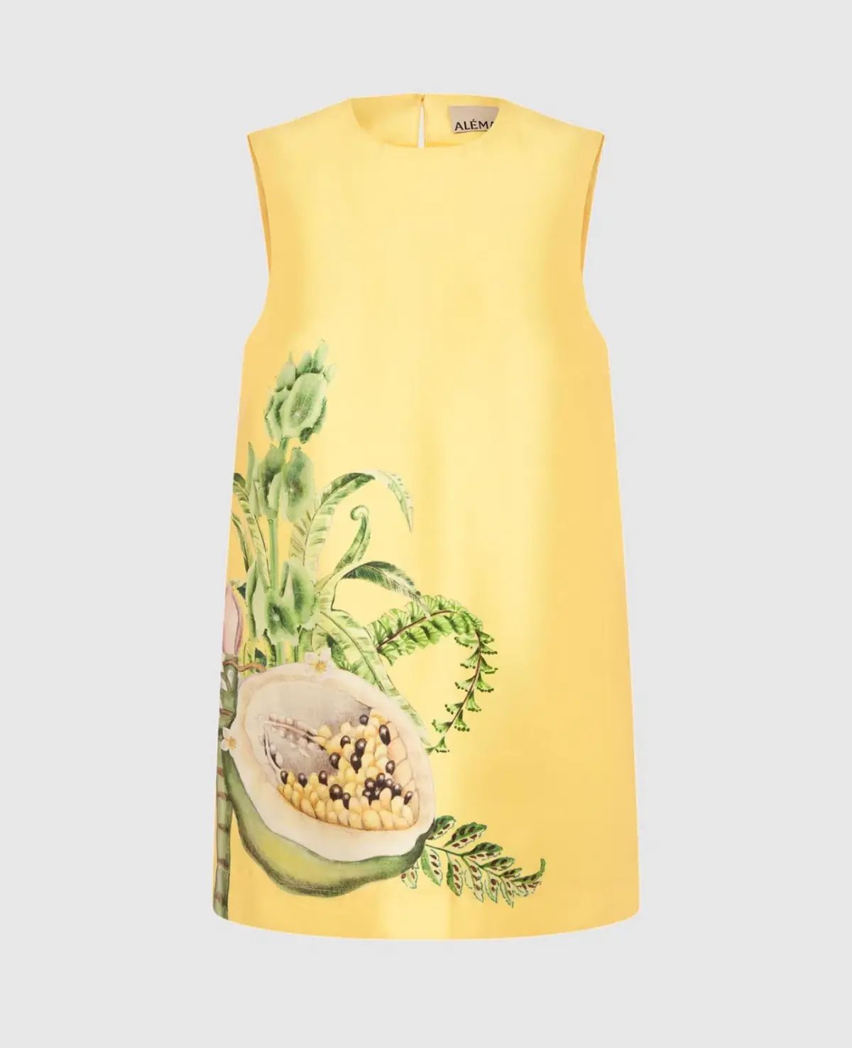 Alemais Sol Mini Dress Lemon Size 10 photo 4