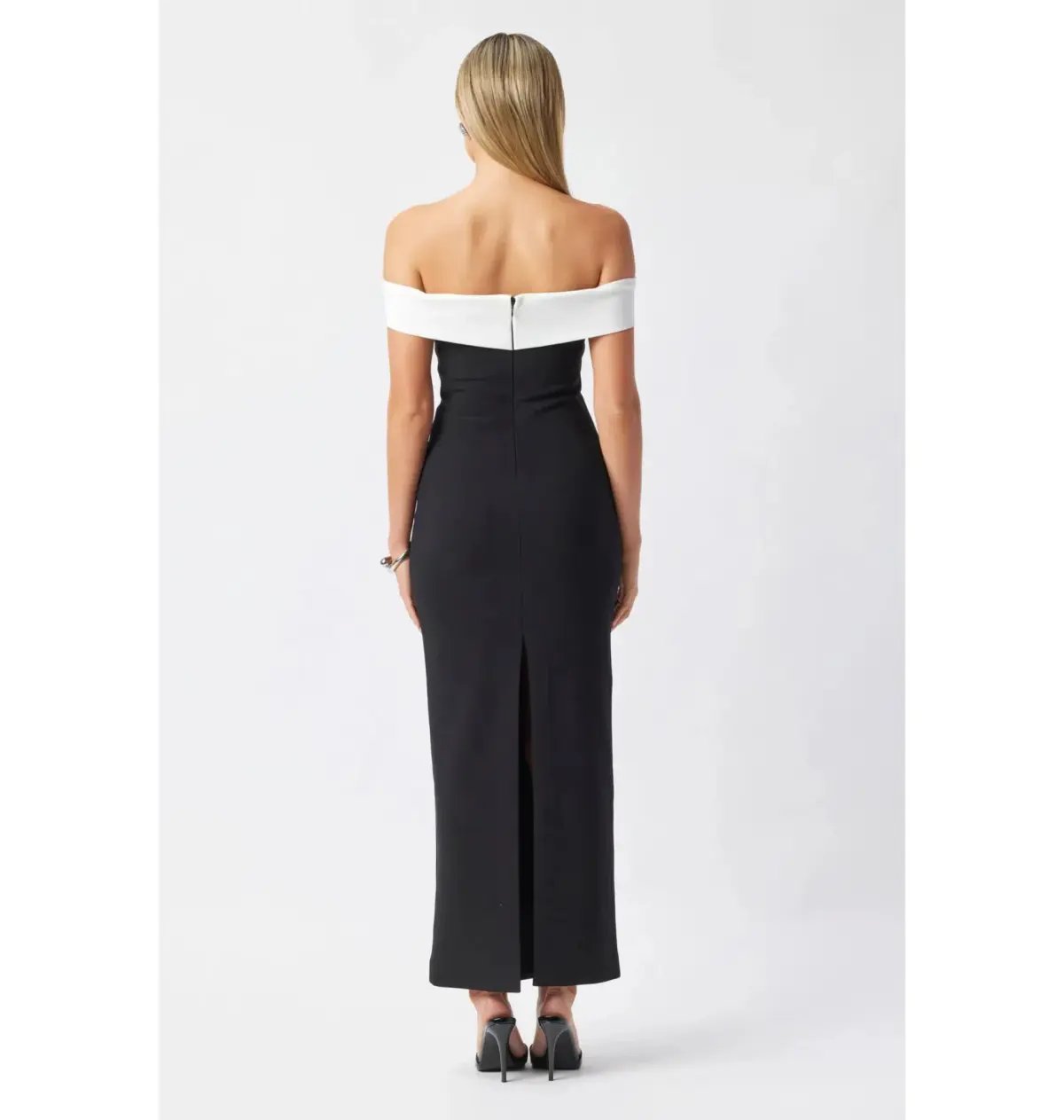 Bianca & Bridgett Leni Maxi Dress Black Size AU 14 photo 3