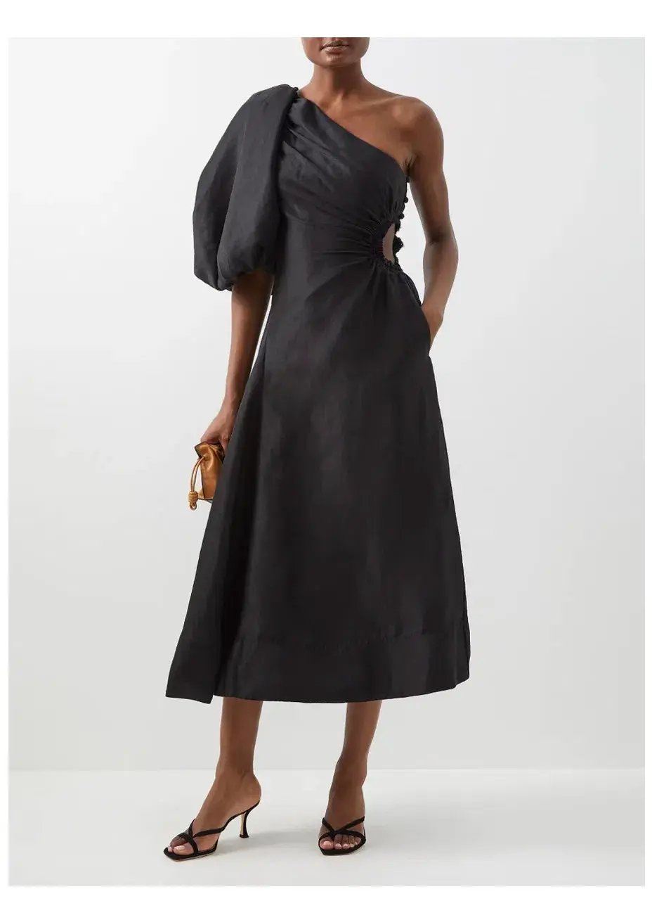 Aje Concept Dress Black Size 6 photo 2