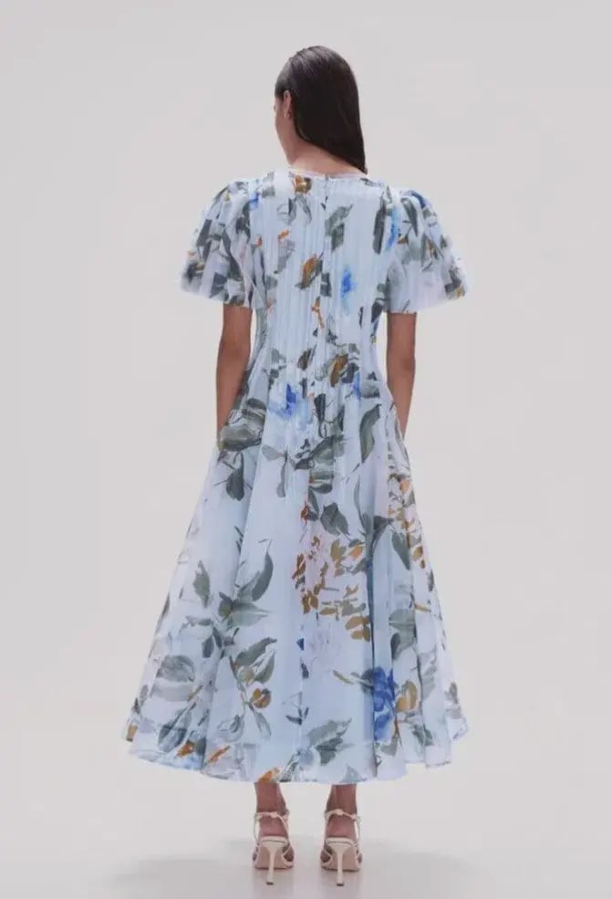 AJE Nova Pleated Midi Dress photo 3