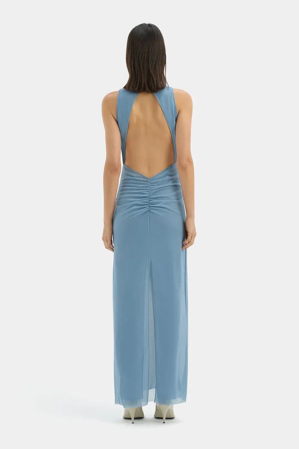 Sir the Label Ruby Open Back  Maxi Gown Aqua Size 8 photo 4