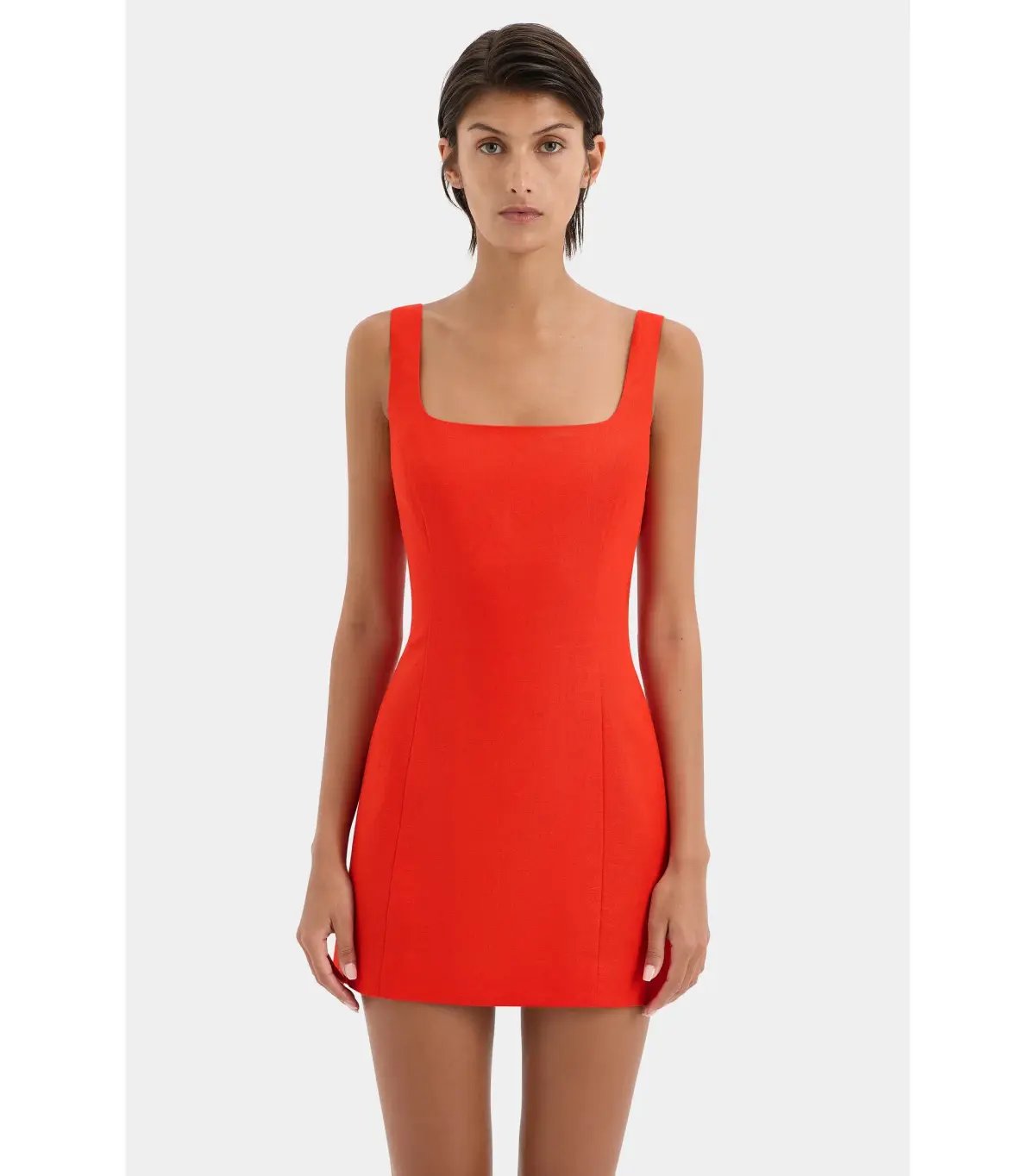 Sir the Label Iris Tie Mini Dress in Scarlet Red Size 1 / AU 8 photo 3