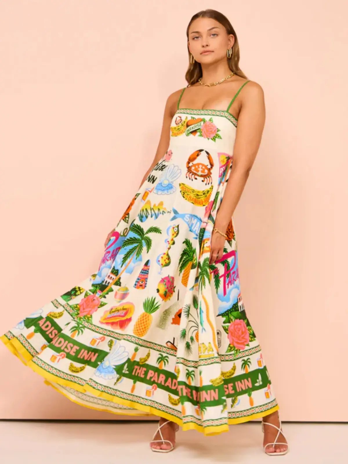 Alemais Paradiso Sundress in Multi Size AU 16 photo 5