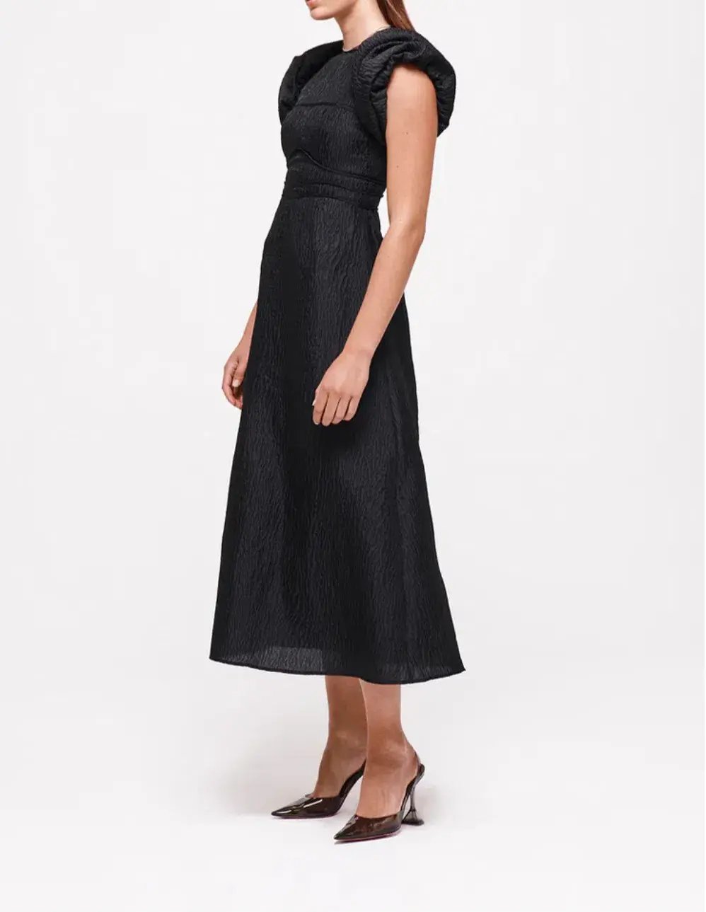 Rachel Gilbert Sophy Dress Black Size 5/Au 16 photo 3