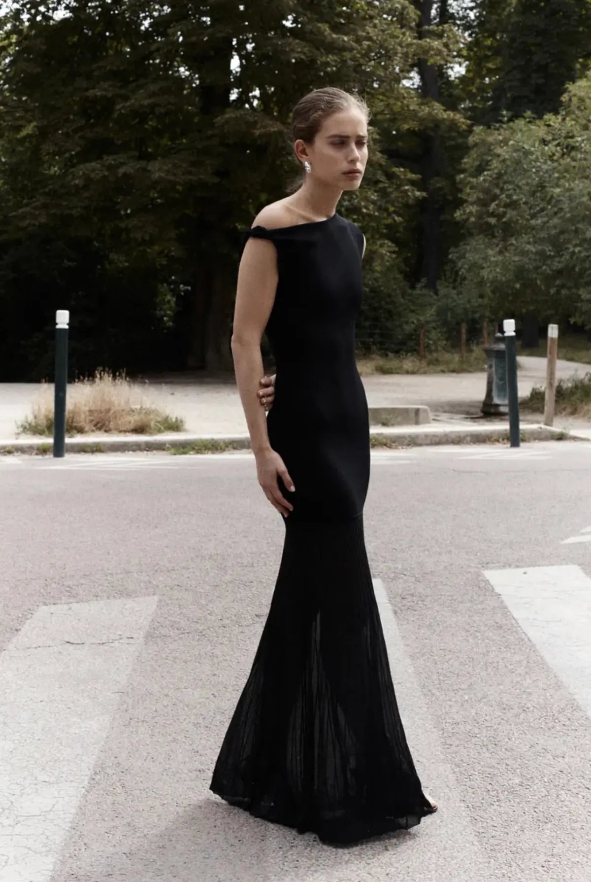 Sir The Label Indigo Twist Dress Black Size 14 photo 3