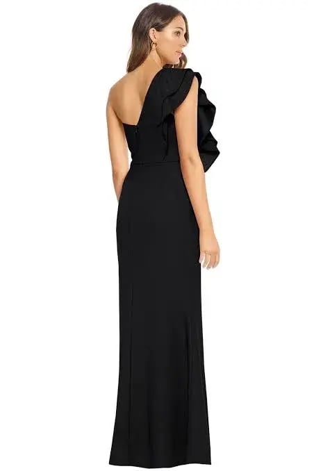 Sheike Freefall Maxi Gown Black Size 16 photo 2