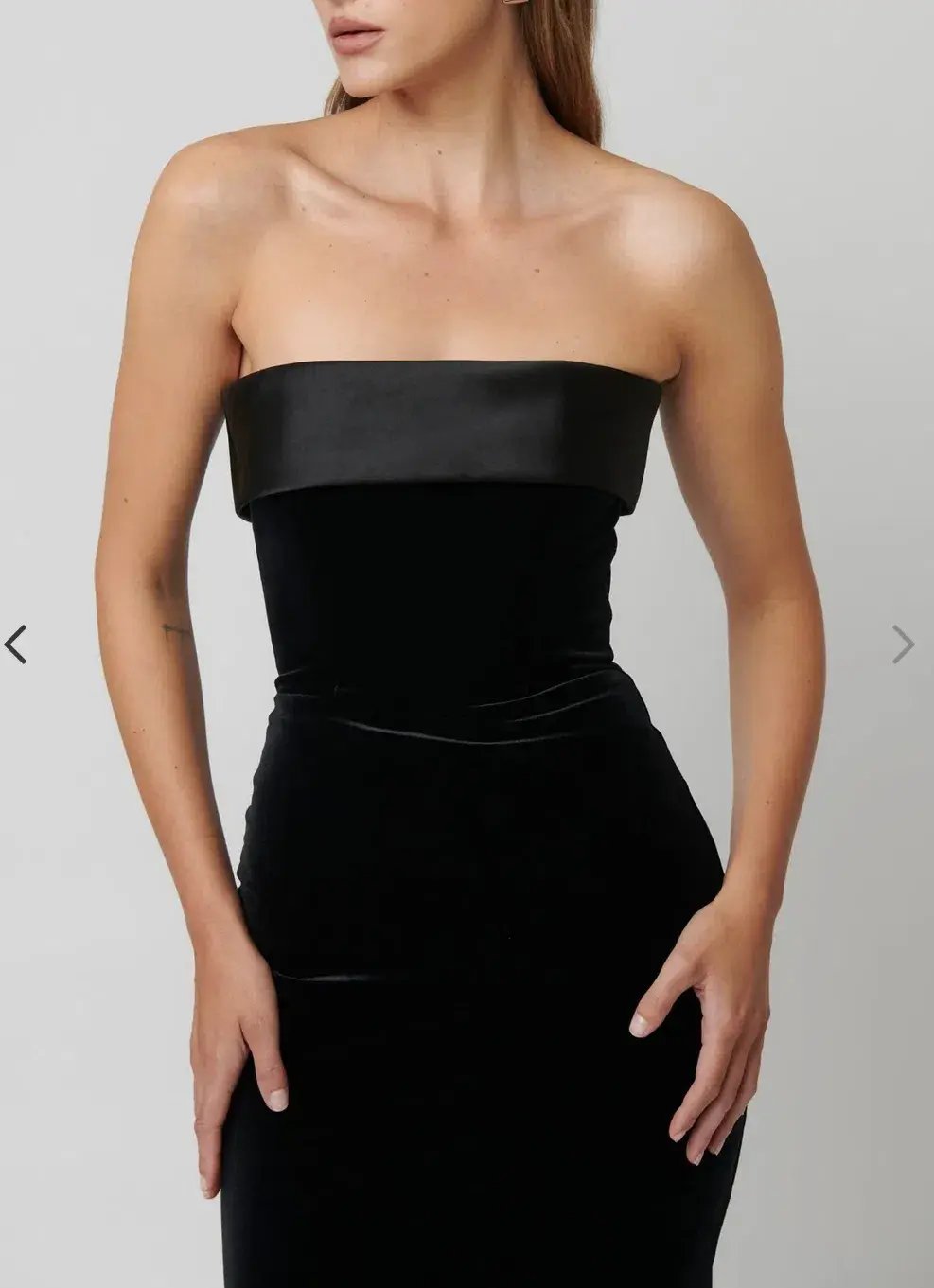 Effie Kats Monroe Gown Black Size 10 photo 3