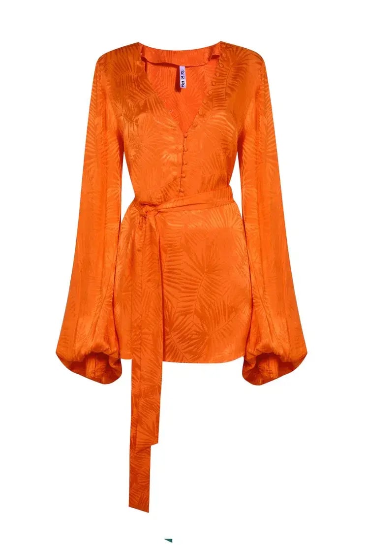 Rat & Boa Harlequin Dress Orange Size AU 6 photo 4