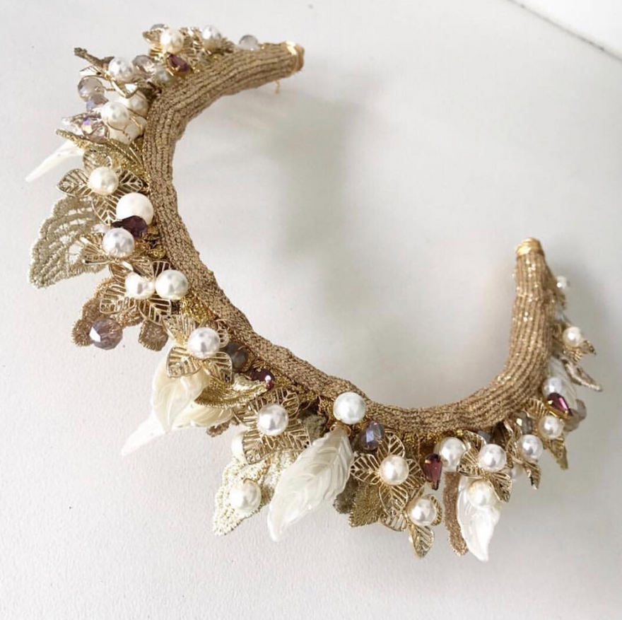 Ashlee Lauren Mini Amber Jewel Crown photo 4