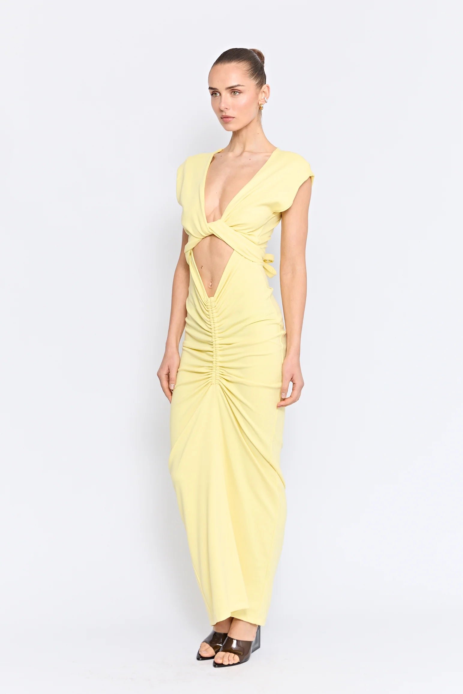 PFEIFFER RAMOS DRESS - LEMON photo 7