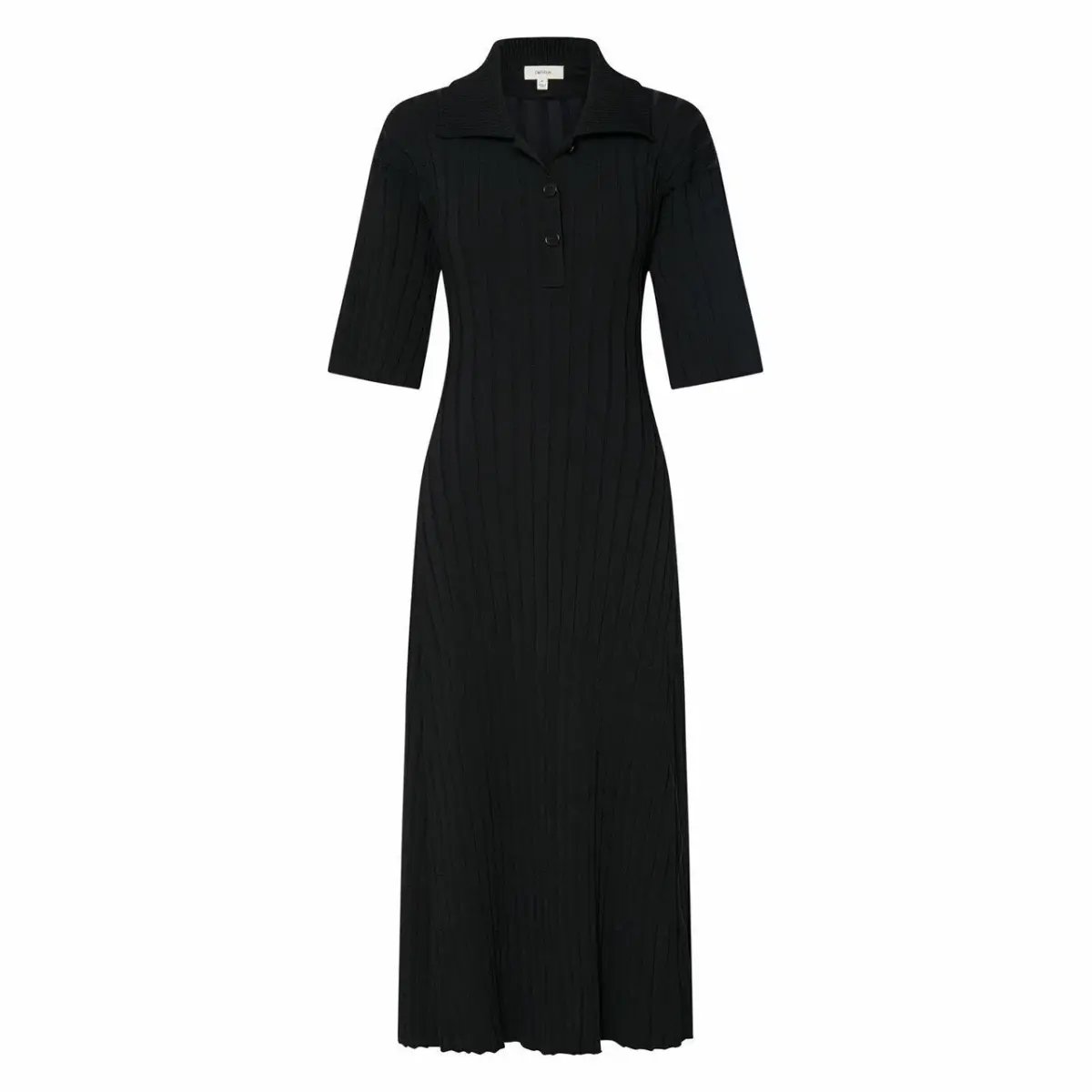 Oroton Knit Polo Dress Black Size XS/AU 8 photo 5