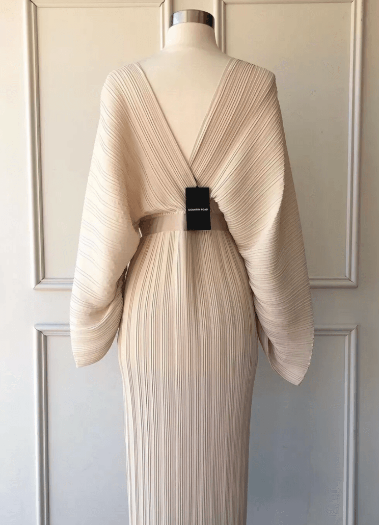 Country Road (Belted) Pleat Dress - Kimono Style photo 4