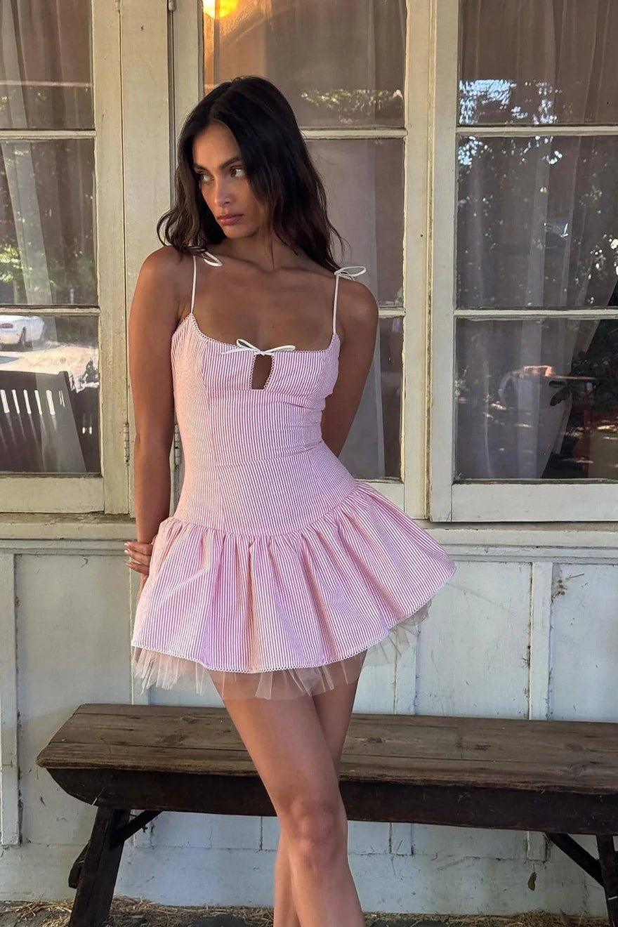 Fait Par Foutch Ember Dress in Ballet Stripe photo 3
