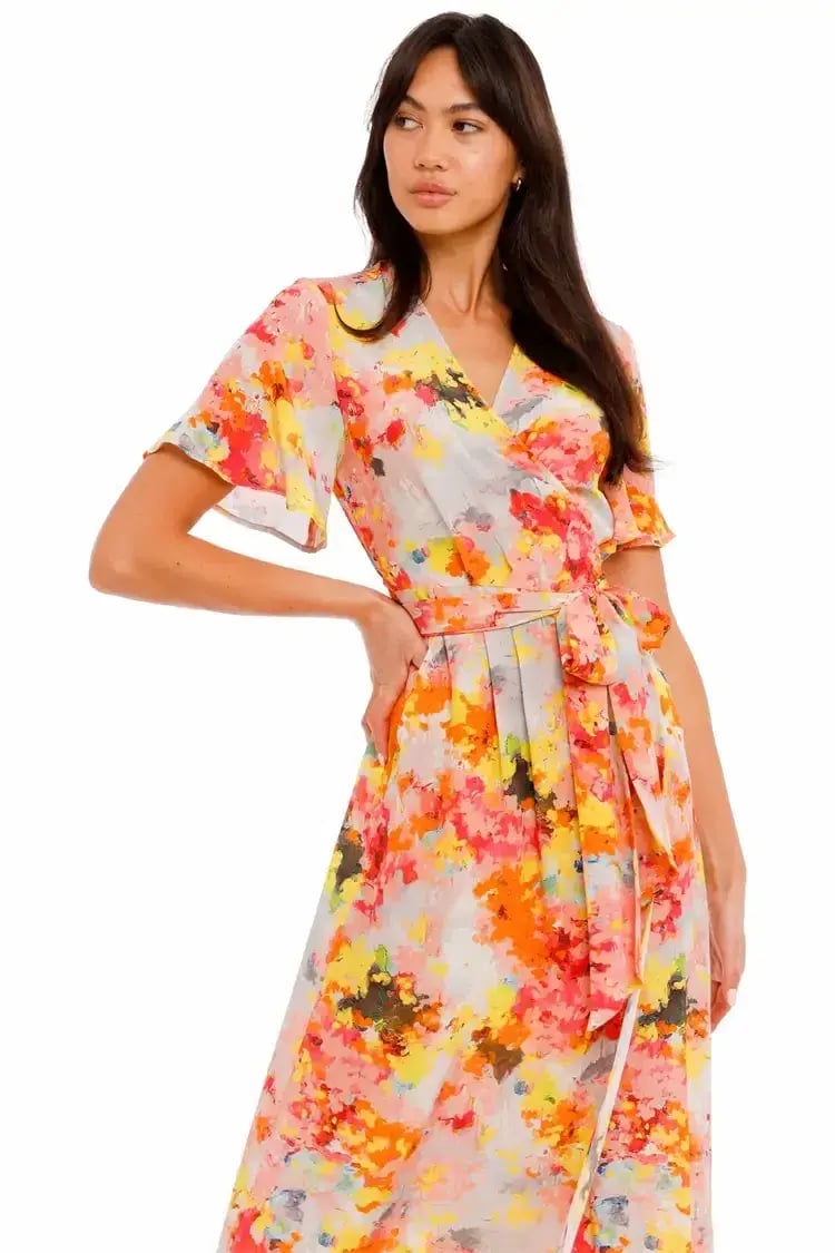 Kate Sylvester Meg Midi Dress in Sunshine Size 14 photo 2