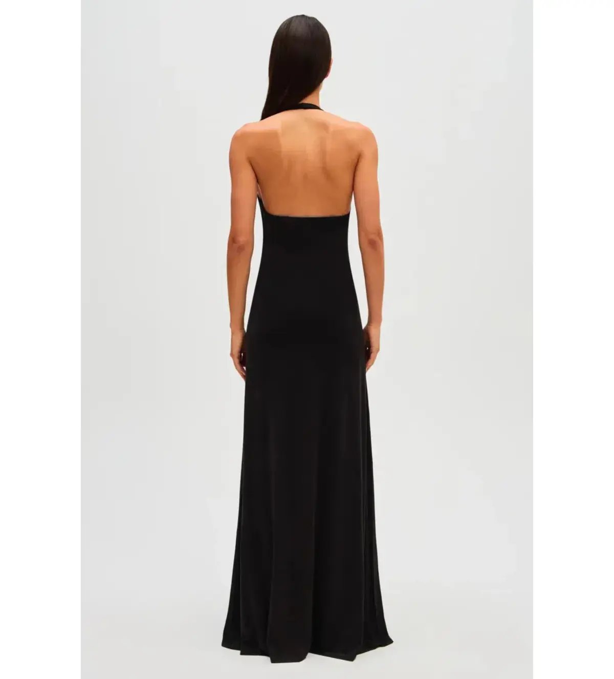Misha Jennifer Cupro Maxi in Black Size 10 photo 4