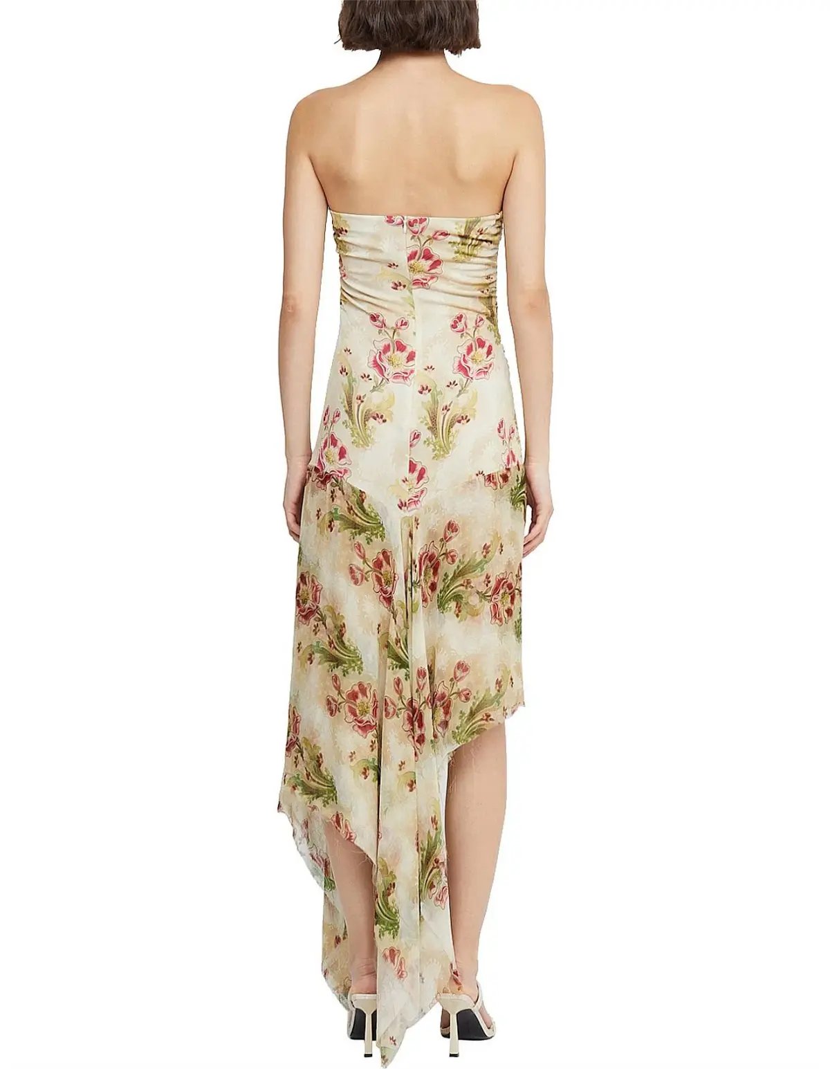 Bec & Bridge Monette Asym Strapless Maxi Dress Floral Size 6 photo 2