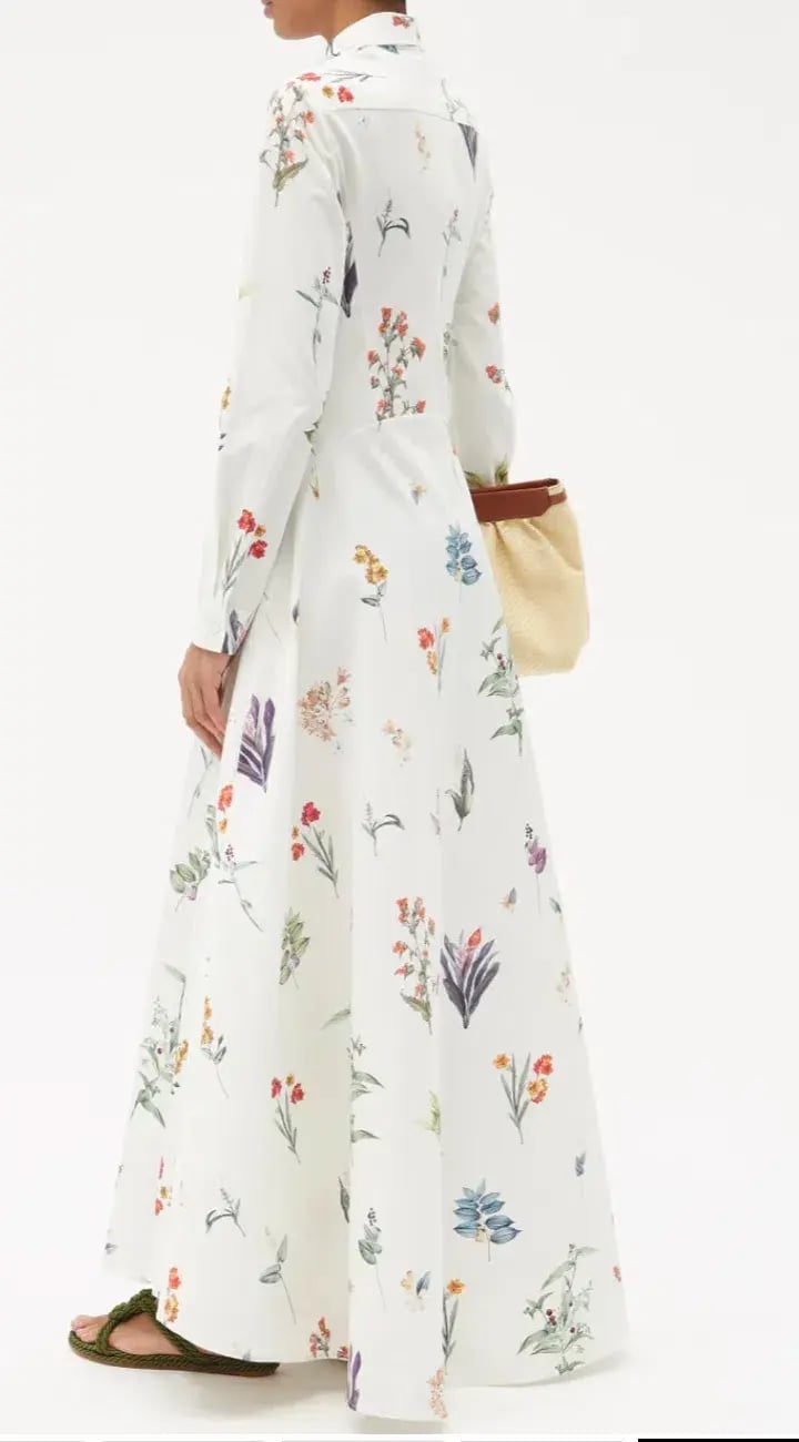Evi Grintela Juliette Shirt Dress Print White Size AU 6 photo 4