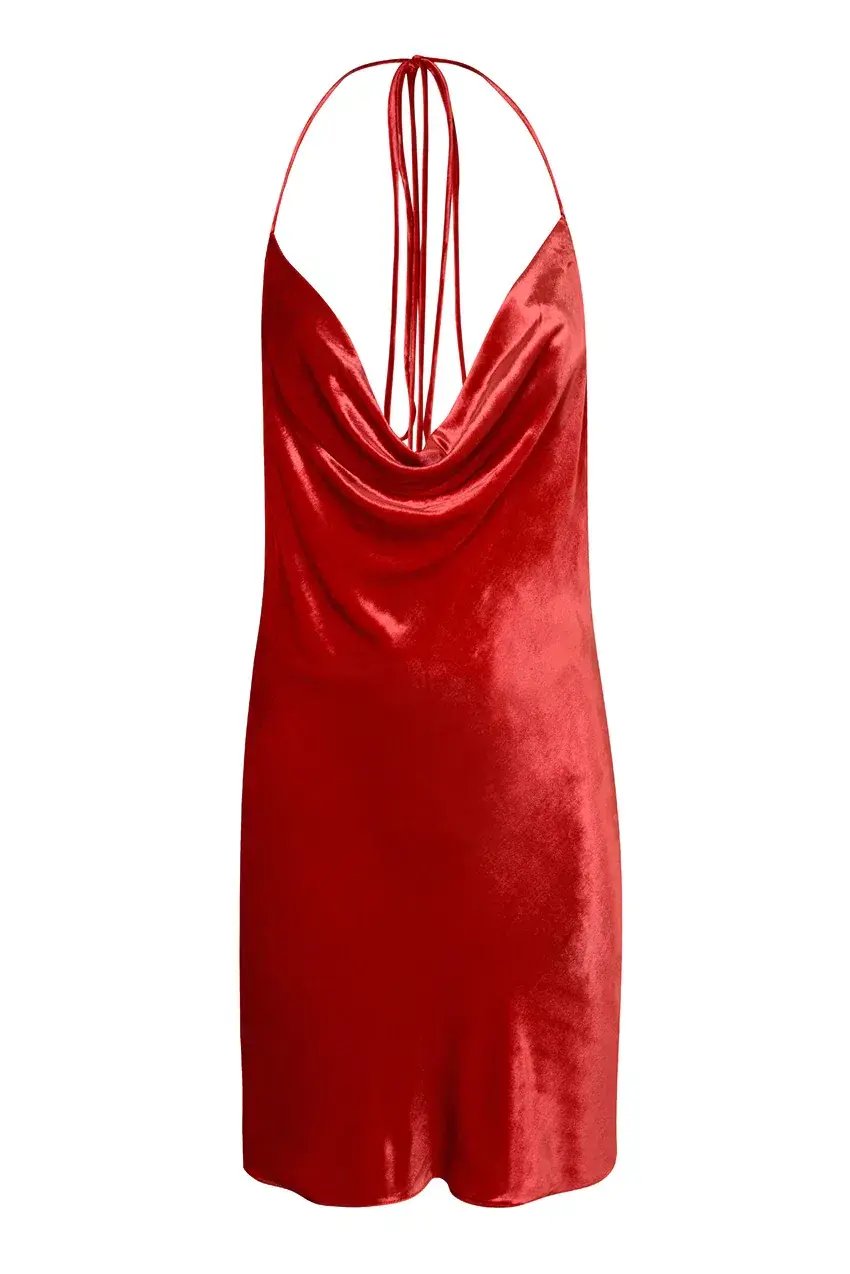 Rat & Boa Vaeda Mini Dress Burnt Orange Size M / Au 10 photo 4