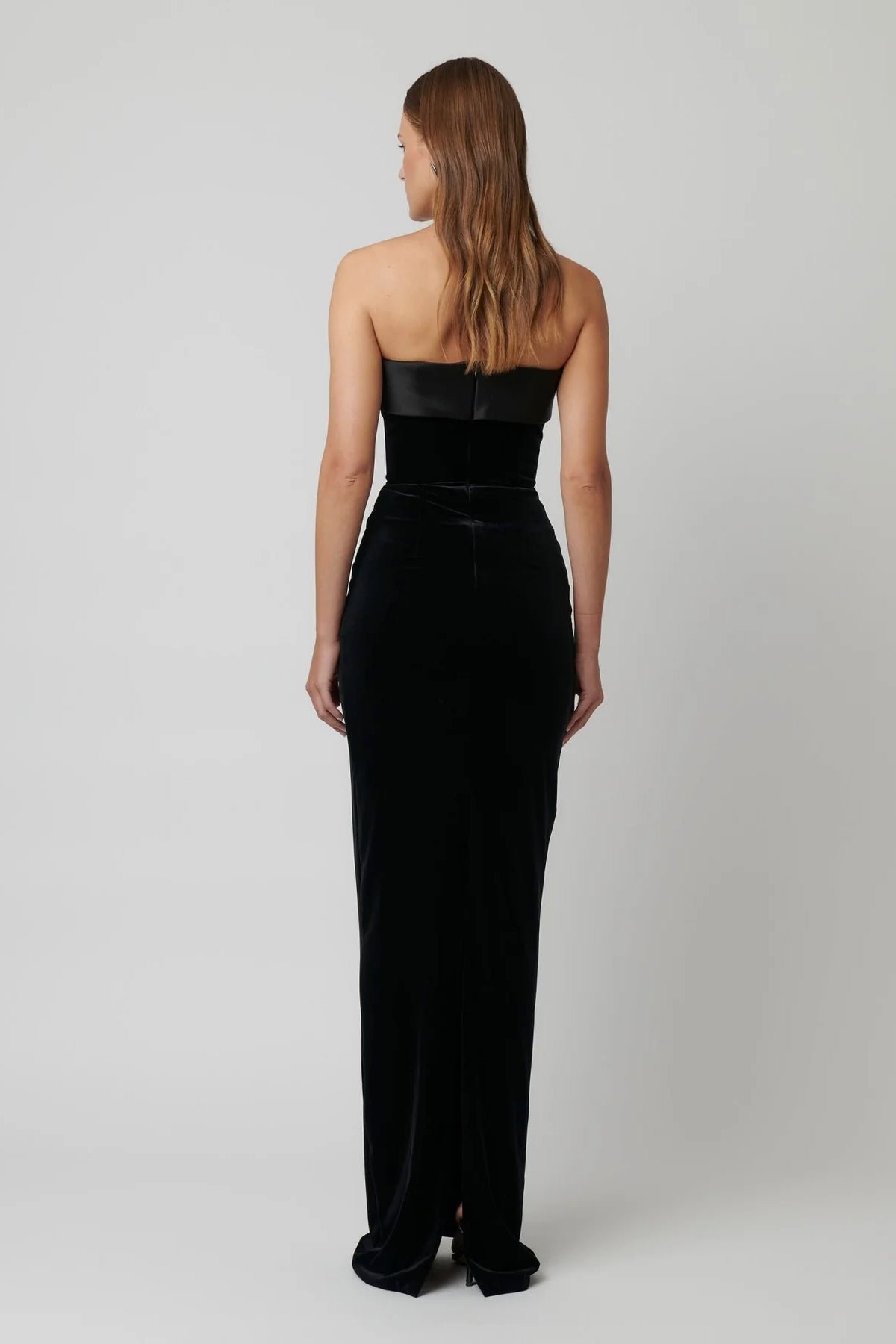EFFIE KATS MONROE GOWN - BLACK VELVET photo 3
