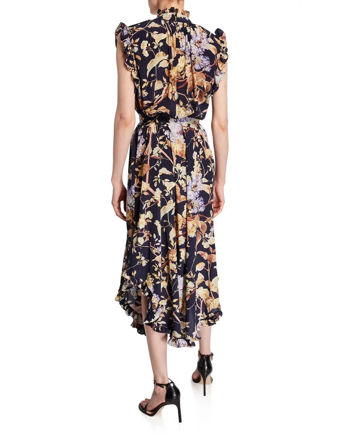 Zimmermann Sabotage Midi Dress Floral Size 1 / AU 10 photo 2