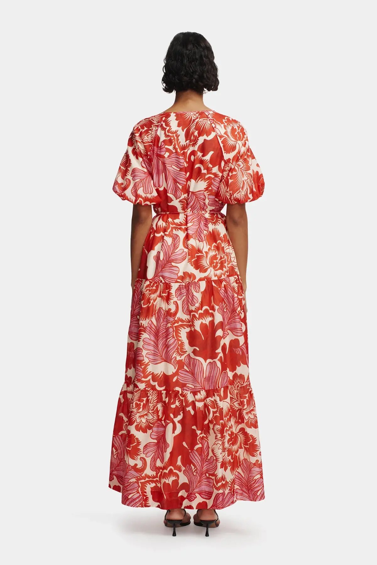 Hansen and Gretel Margiela Maxi Dress Scarlet Garden Size AU 6 photo 4