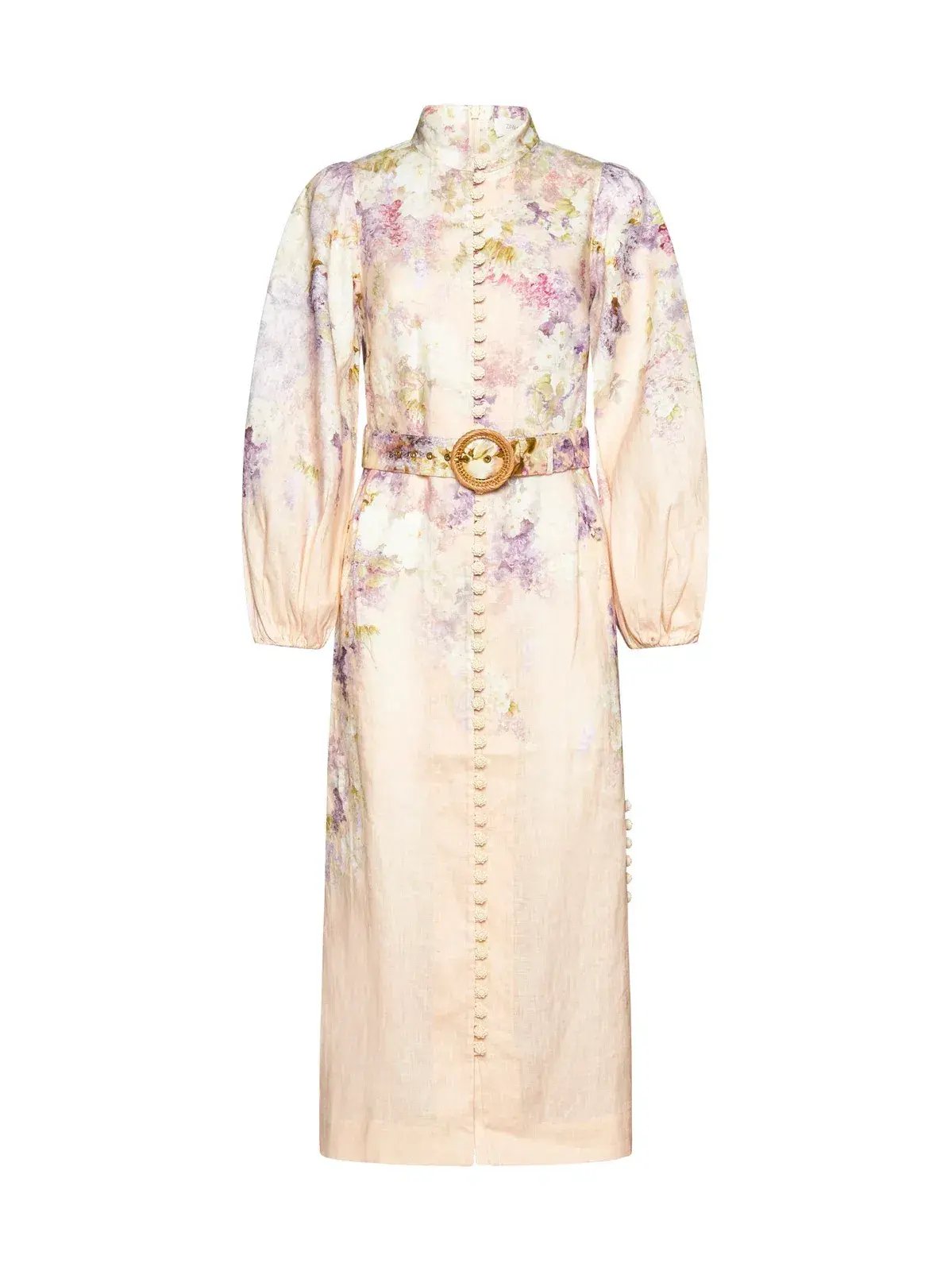 Zimmermann Lyrical Buttoned Midi Dress in Dreamy Floral Size 1/ AU 10 photo 5