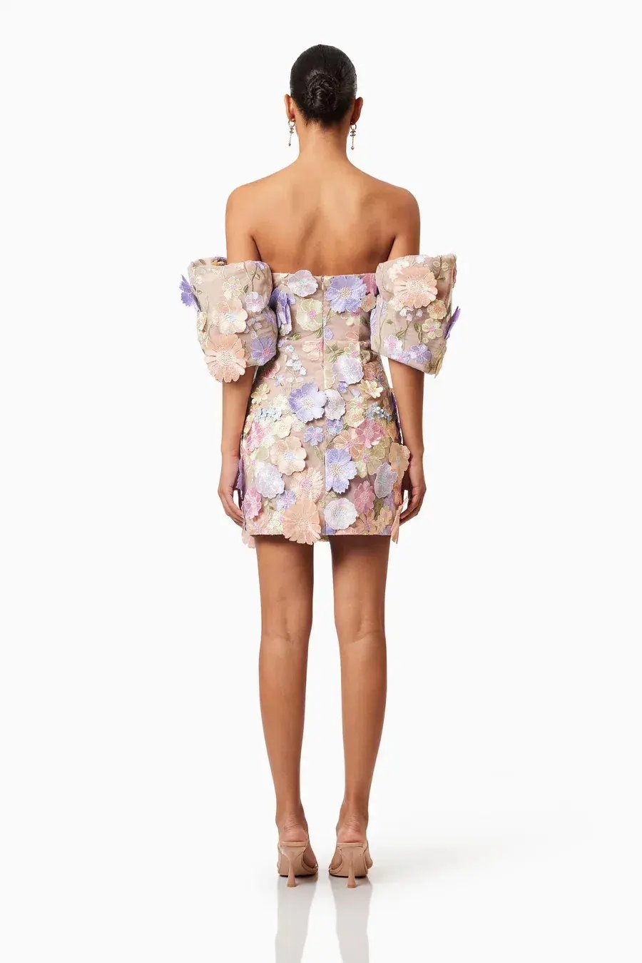 Elliat Perry Embellished Mini Dress in Purple Size L / AU 12 photo 7