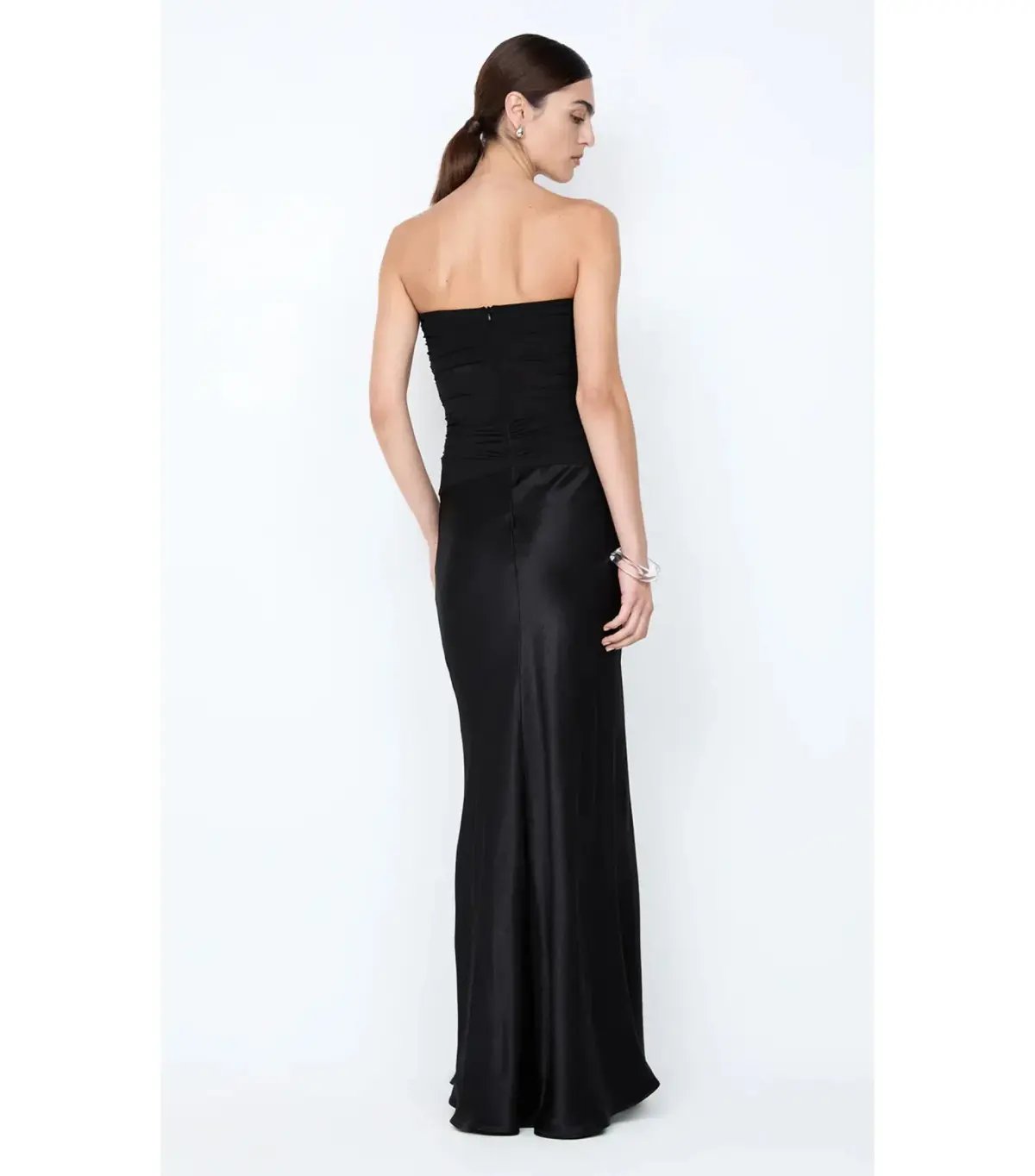 Bec & Bridge Millah Strapless Maxi Dress Black Size AU 8 photo 2