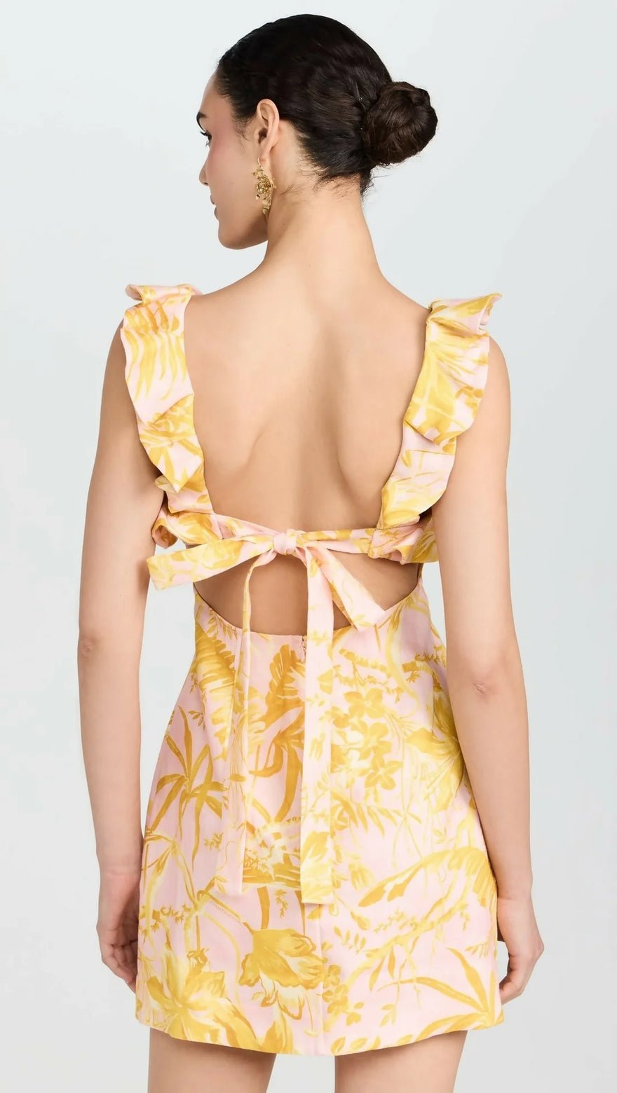 Zimmermann Golden Ruffle Mini Dress photo 2