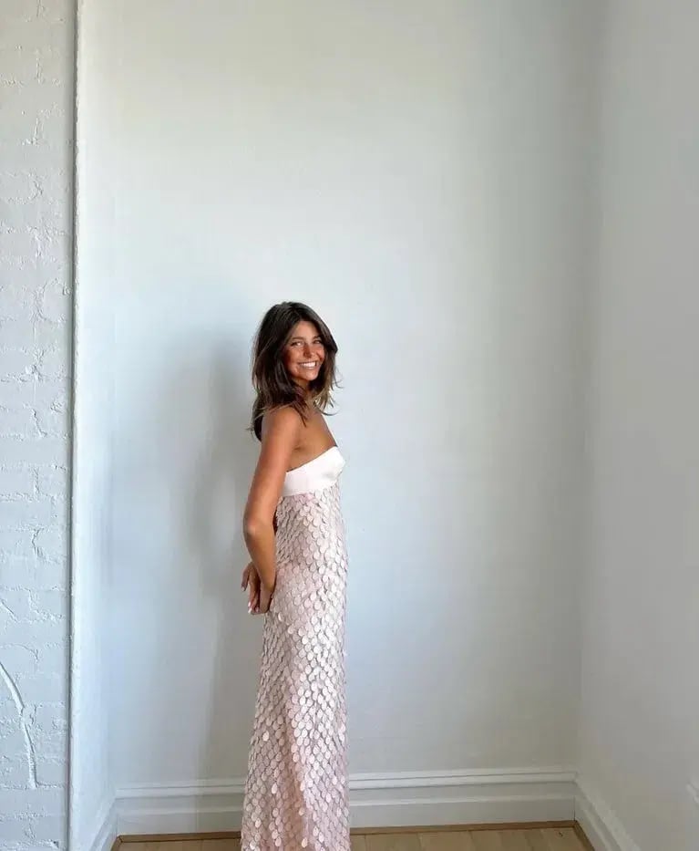 Manning Cartell Extreme Balconette Dress Maxi Light Pink Size AU 6 photo 5