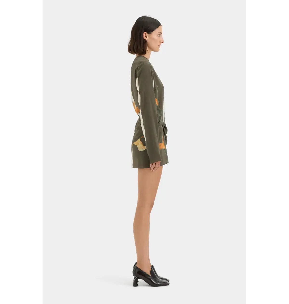 Sir The Label Constance Twist Mini Dress Iris Floral Size AU 14 photo 3