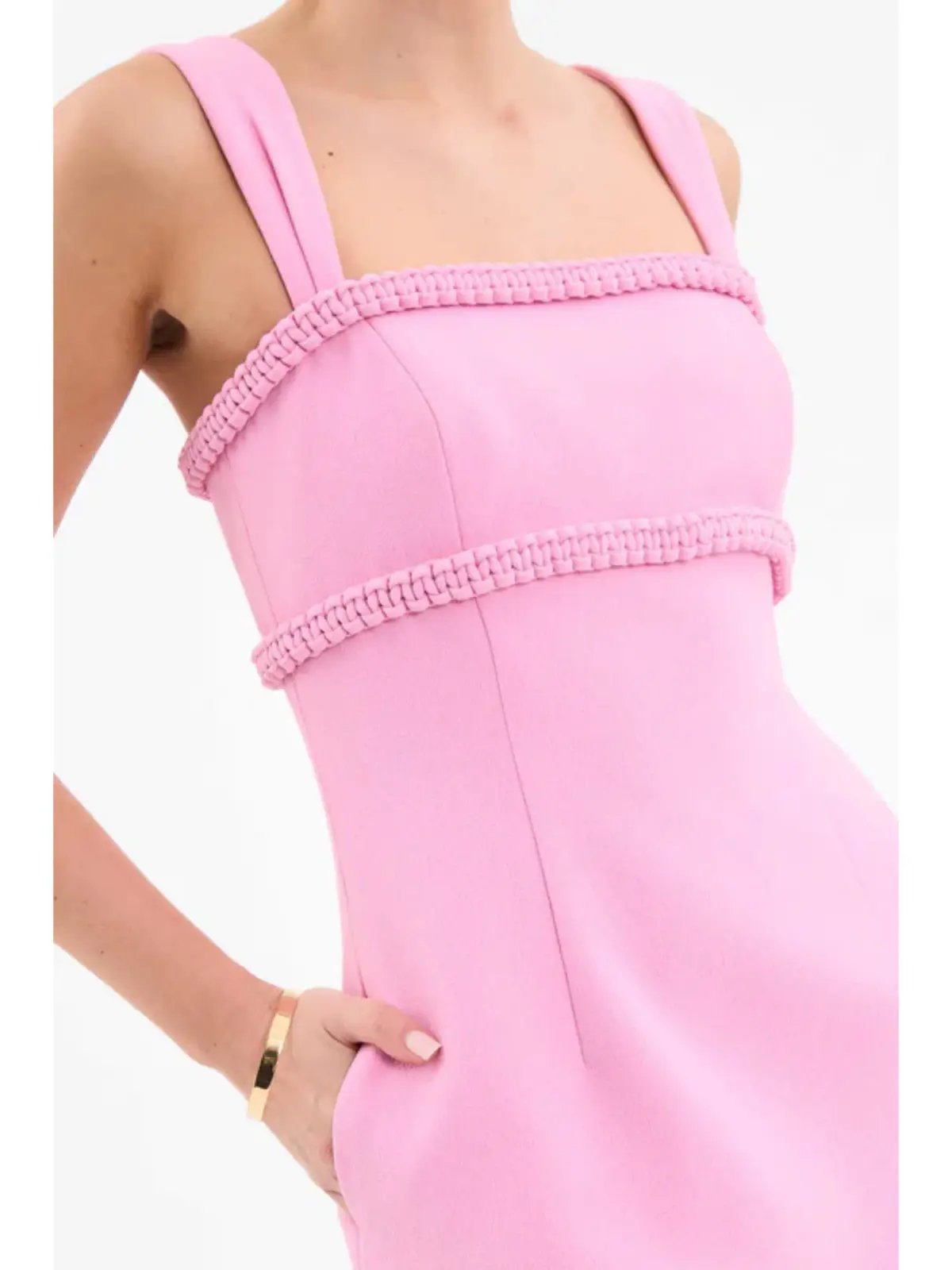 Rebecca Vallance Rochelle Mini Dress Pink Size AU 8 photo 2