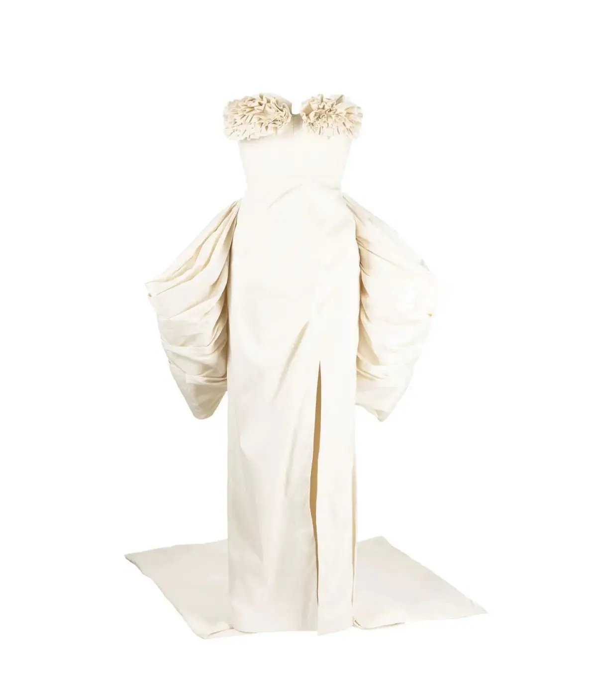 Rachel Gilbert Romy Gown Cream Size 10 photo 4
